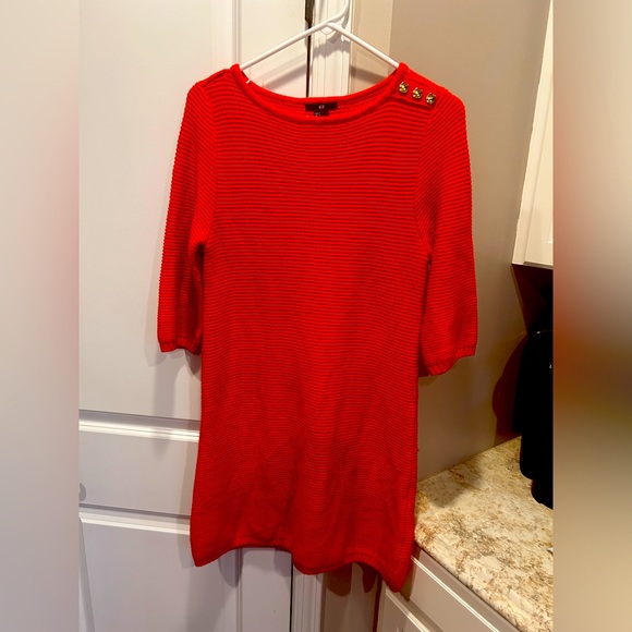 H&M Sweater Dress Women’s Red Small - Picture 1 of 10